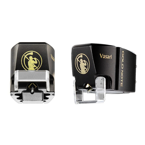 Gold Note Vasari Series User manual