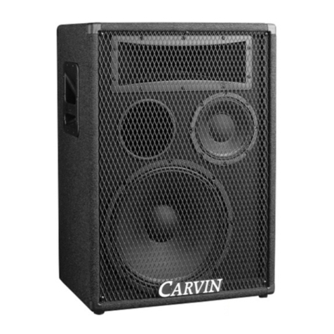 CARVIN 1584 User manual
