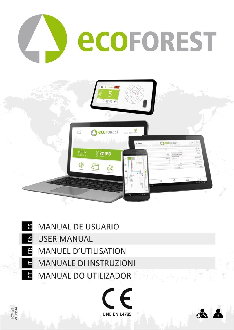 ECOFOREST Eco I Insert User manual