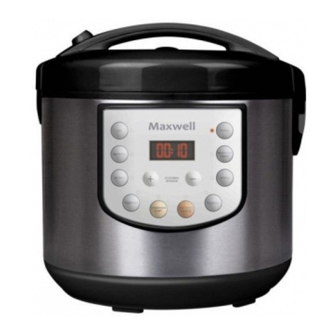 Maxwell MW-3809 BK User manual