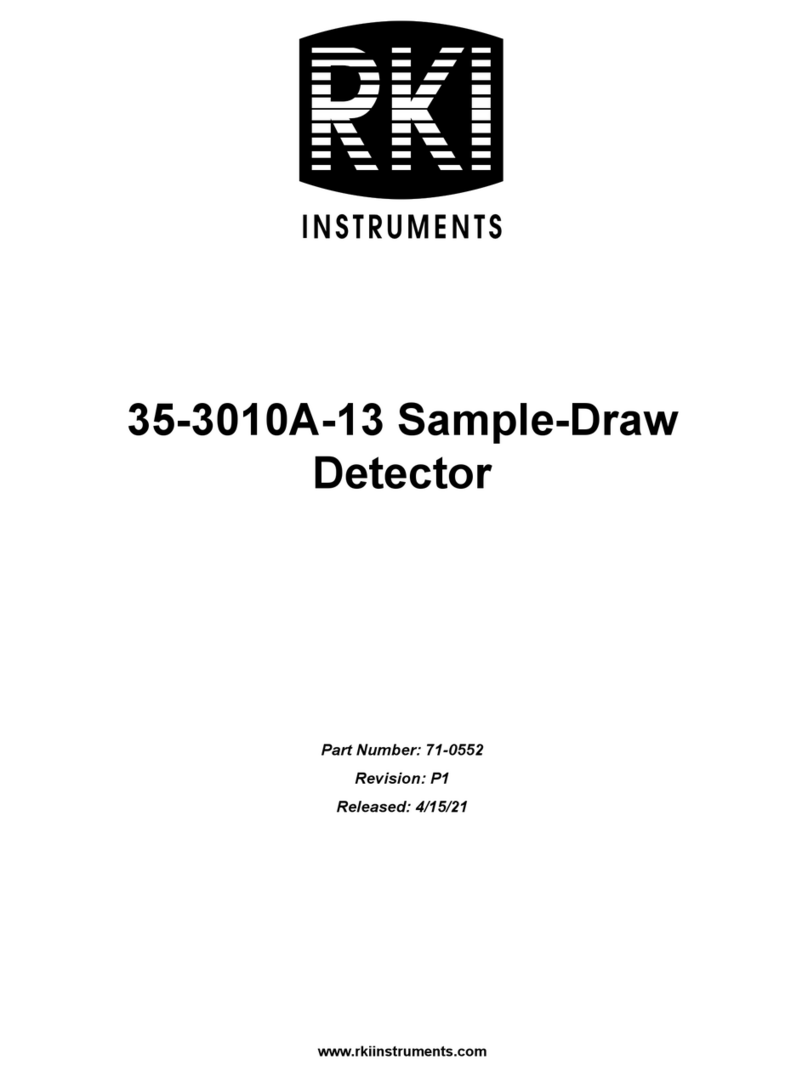 RKI Instruments 35-3010A-13 User manual