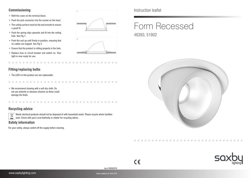 Saxby Lighting 46393 Manual