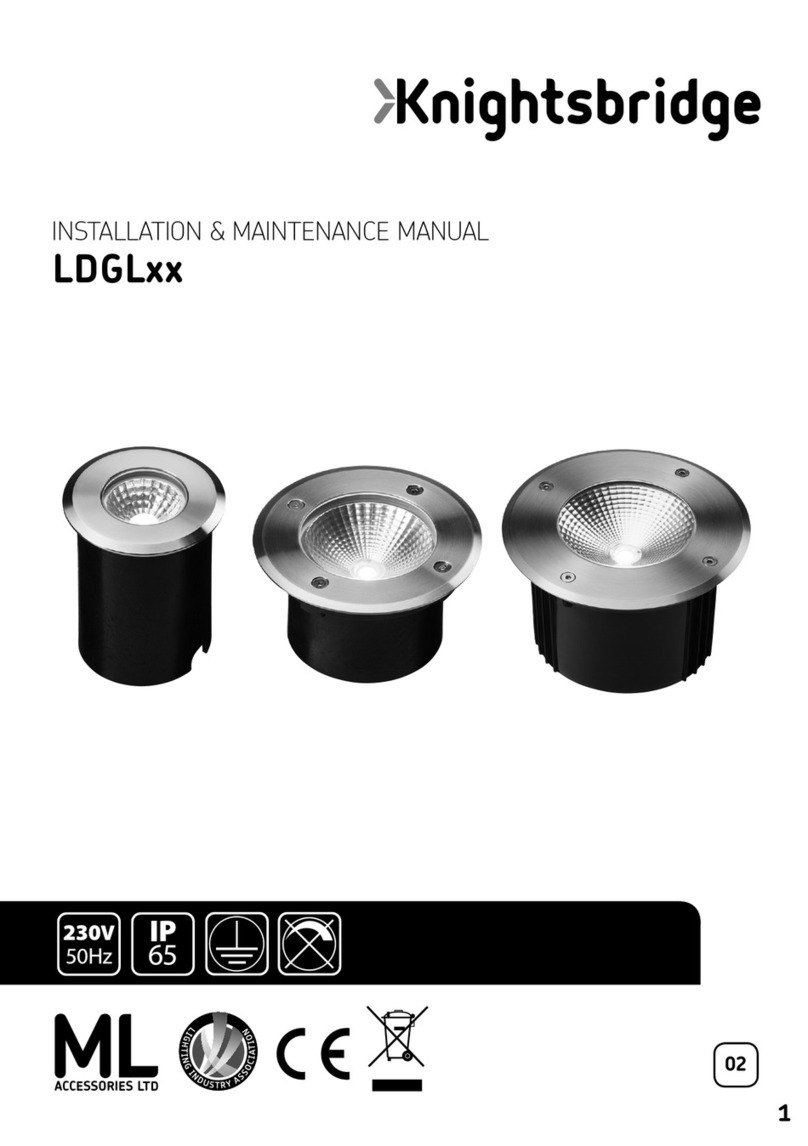 Knightsbridge LDGL Series Installation & maintenance manual