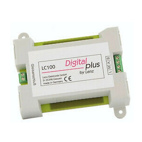 Lenz DIGITAL plus LC100 User manual
