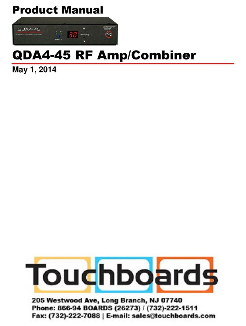 Contemporary Research QDA4-45 product manual