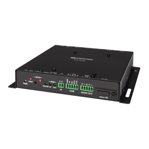 Crestron AirMedia Series 3 User manual