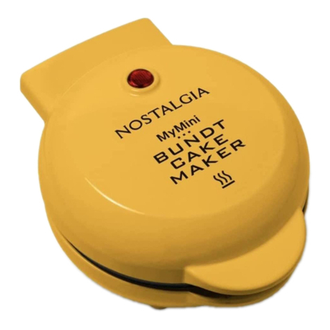 Nostalgia Electrics MyMini Lava & Bundt Instructions and recipes