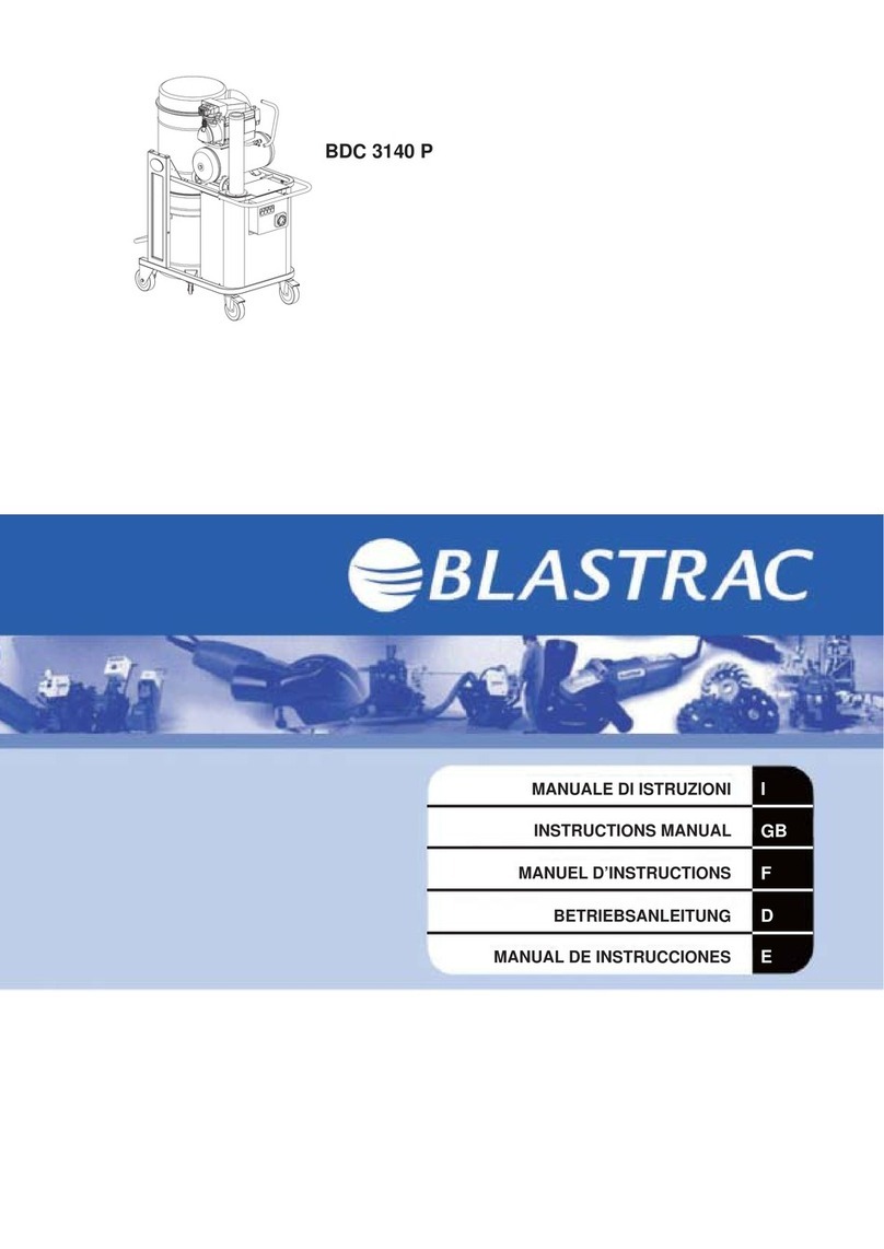 Blastrac BDC 3140 P instruction manual
