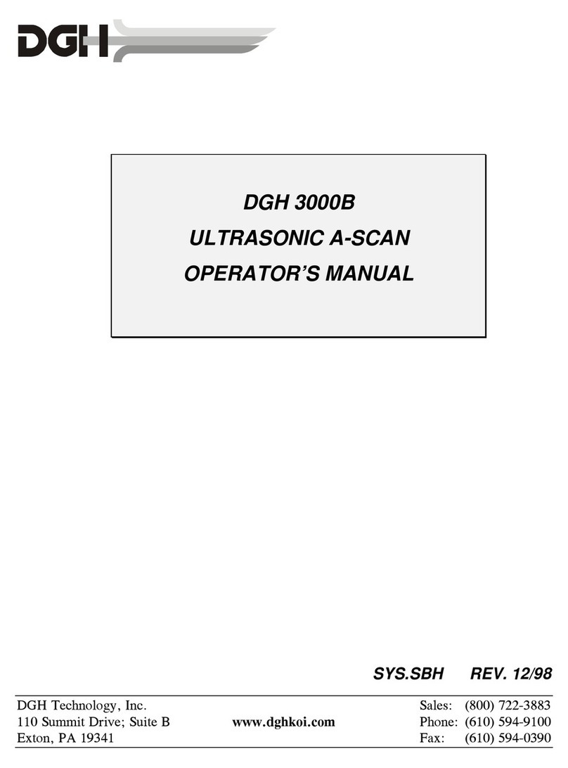 DGH 3000B Operator's manual