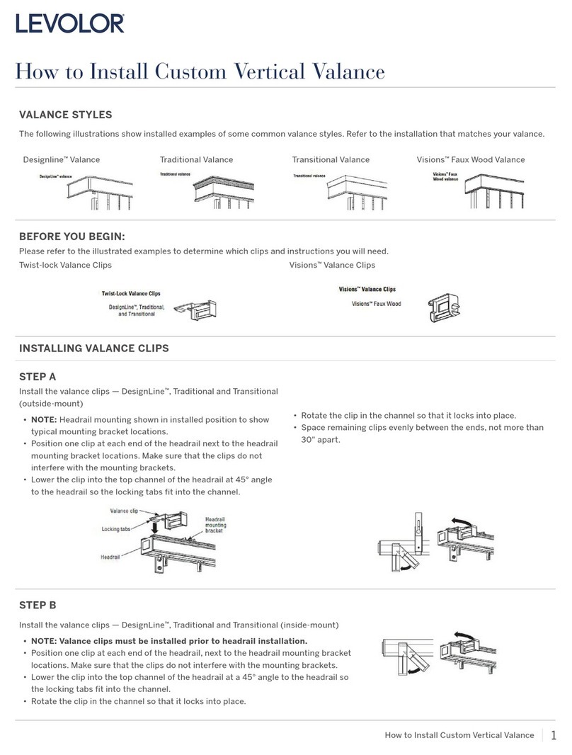 Levolor Designline How to install Levolor Designline How to install