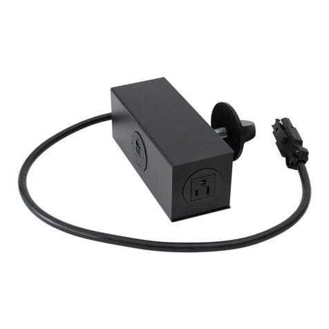 muuto LINEAR TABLE POWER OUTLET Assembly instruction