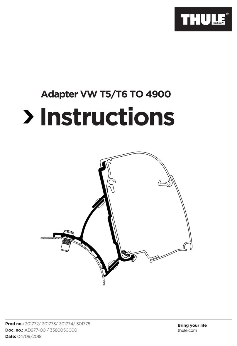 Thule VW T5 instructions