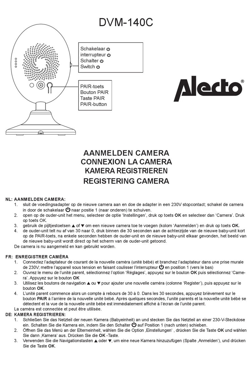 Alecto DVM-140C User manual