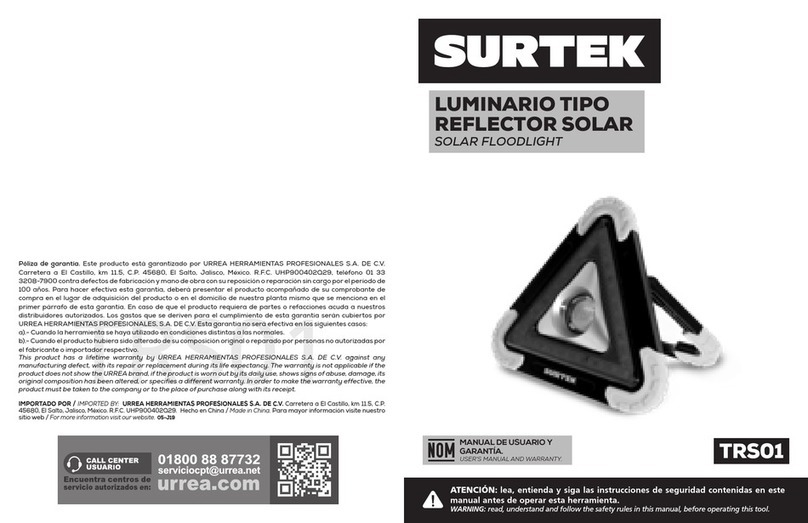 Surtek TRS01 quick start guide