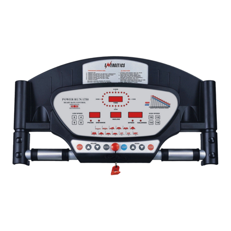 Energetics POWER RUN 1750 owner's manual
