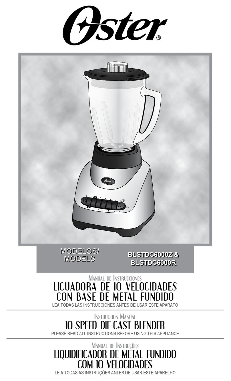 Oster BLSTDC6000Z User manual Oster BLSTDC6000Z User manual