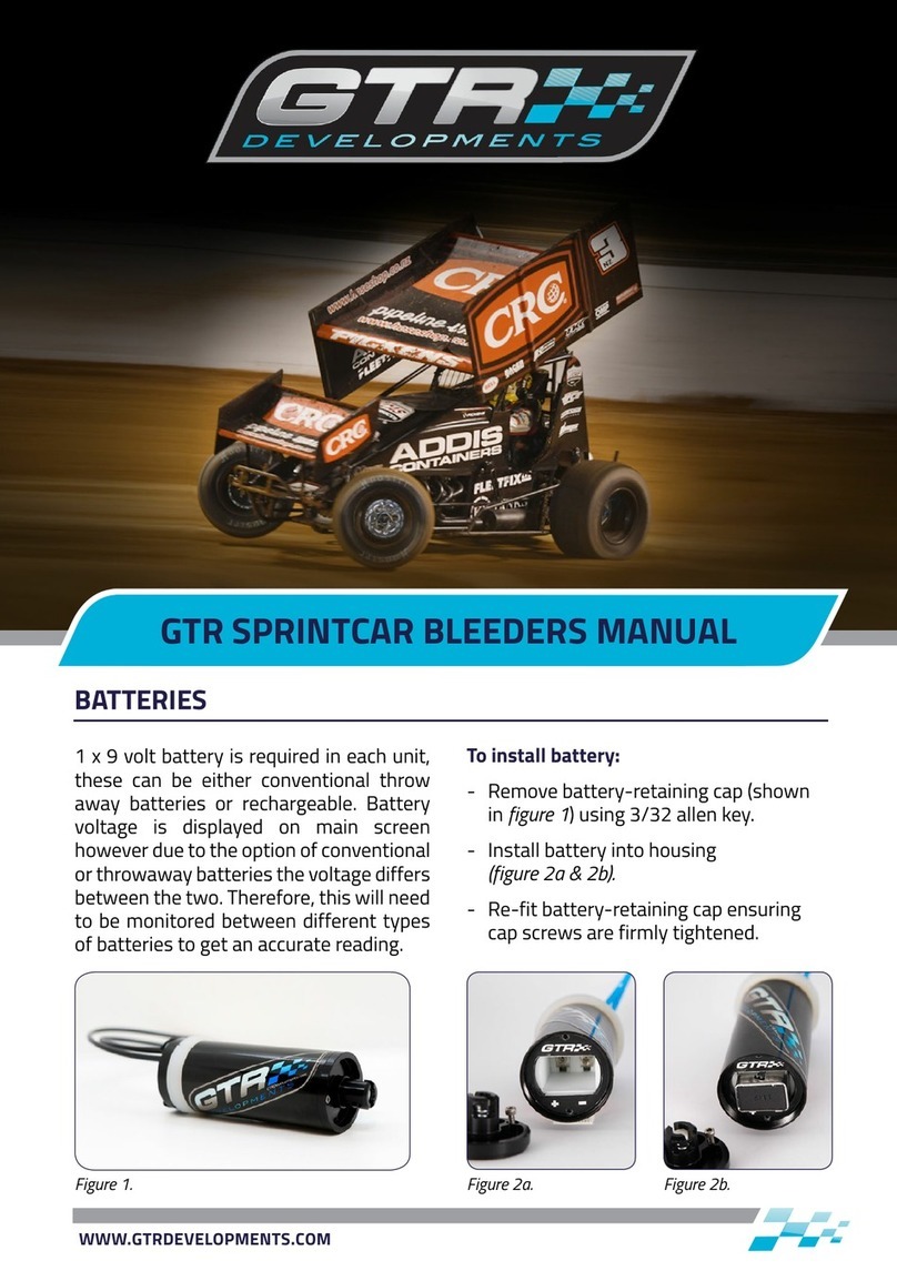 GTR SPRINTCAR BLEEDERS manual