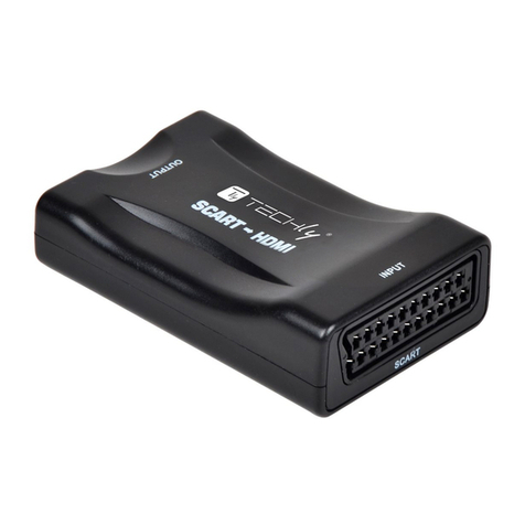 Techly IDATA SCART-HDMI3 User manual
