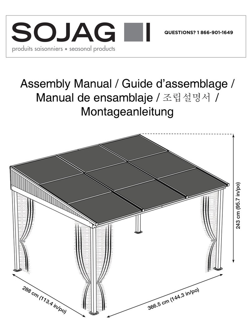 Sojag 330769180 Assembly manual