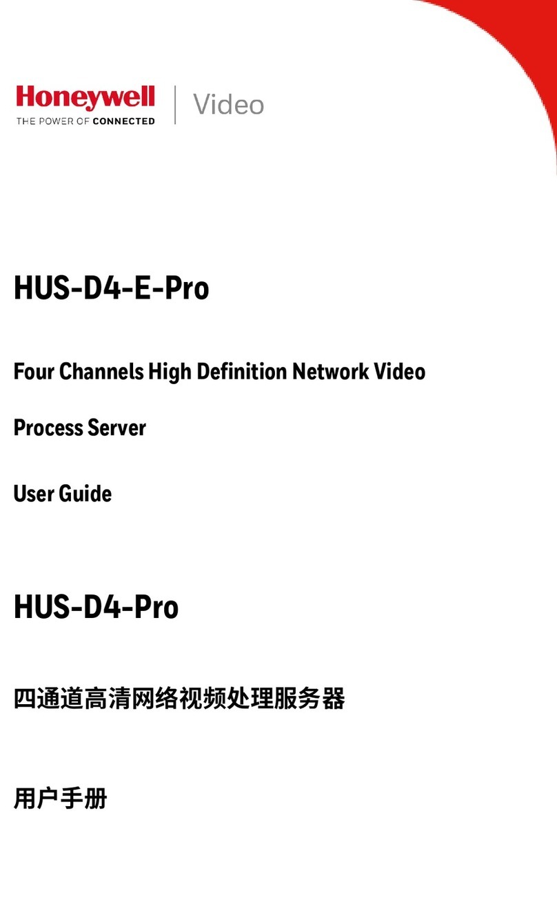 Honeywell HUS-D4-E-Pro User manual