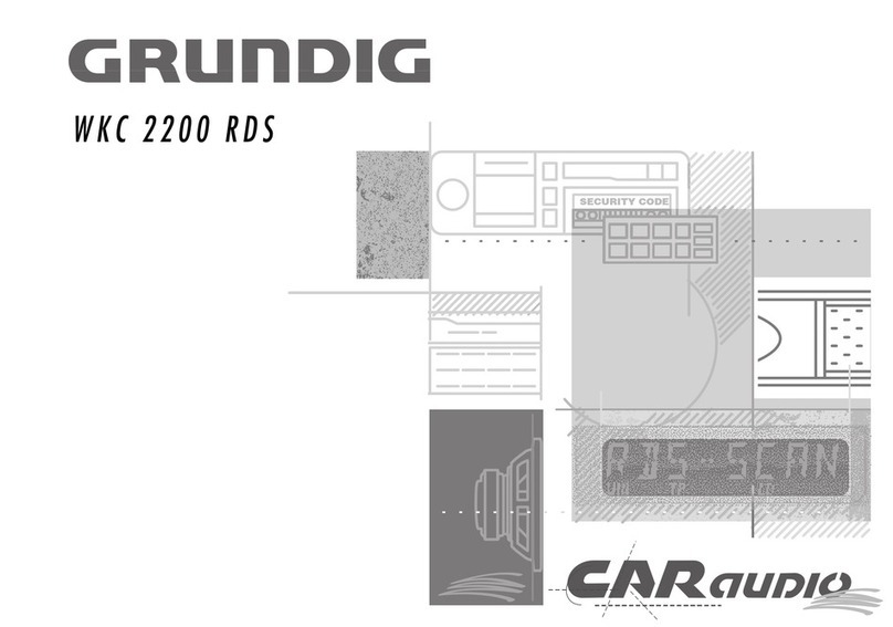 Grundig WKC 2201 RDS User manual