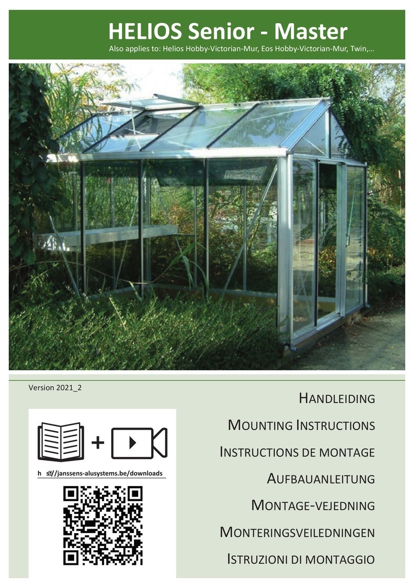 Janssens HELIOS Senior - Master Mounting instructions