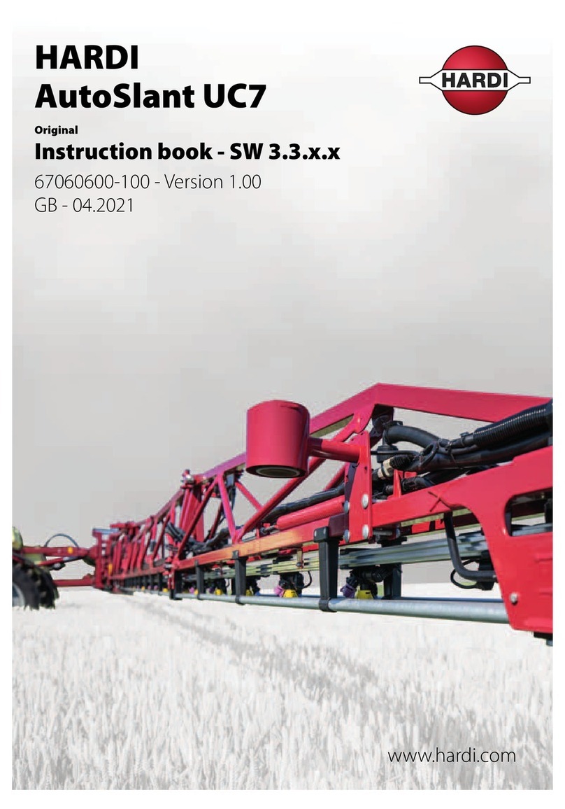 Hardi AutoSlant UC7 Instruction book
