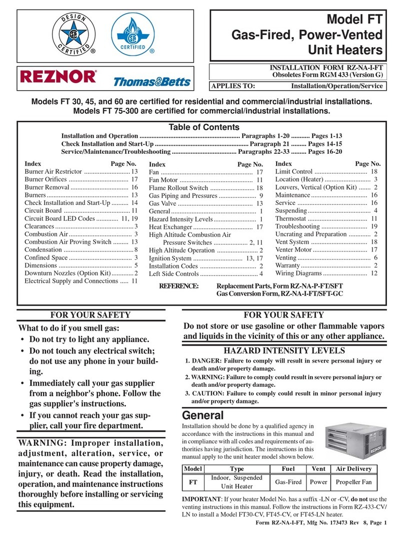 Thomas&Betts RENZOR FT 30 User manual