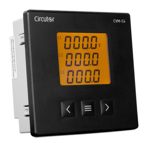 Circutor CVM-C4 Series User manual Circutor CVM-C4 Series User manual