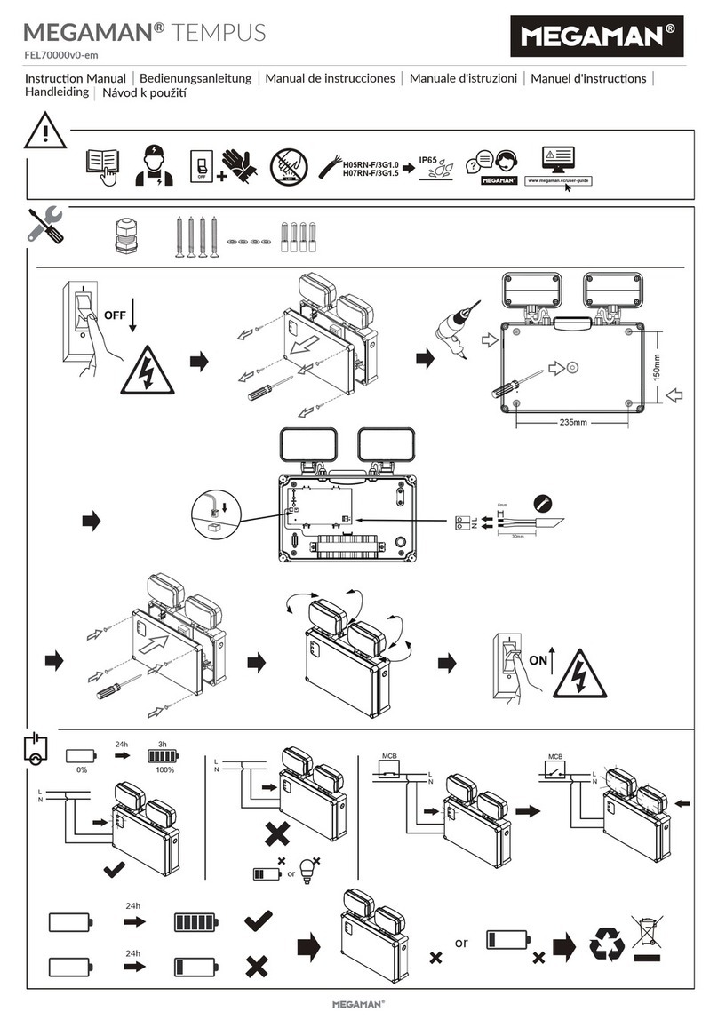 Megaman TEMPUS User manual