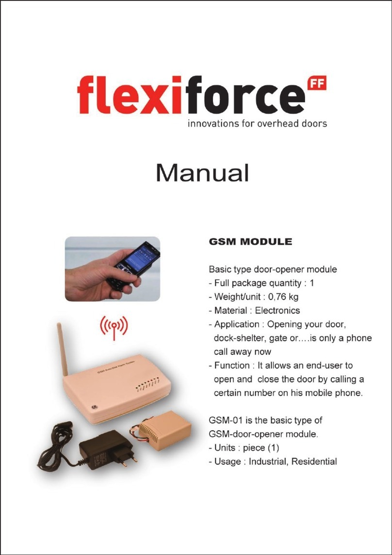 FlexiForce GSM Module User manual