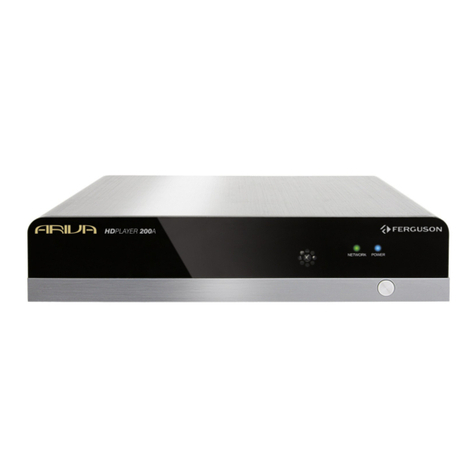 Ferguson Ariva HDplayer 200A Insruction manual Ferguson Ariva HDplayer 200A Insruction manual