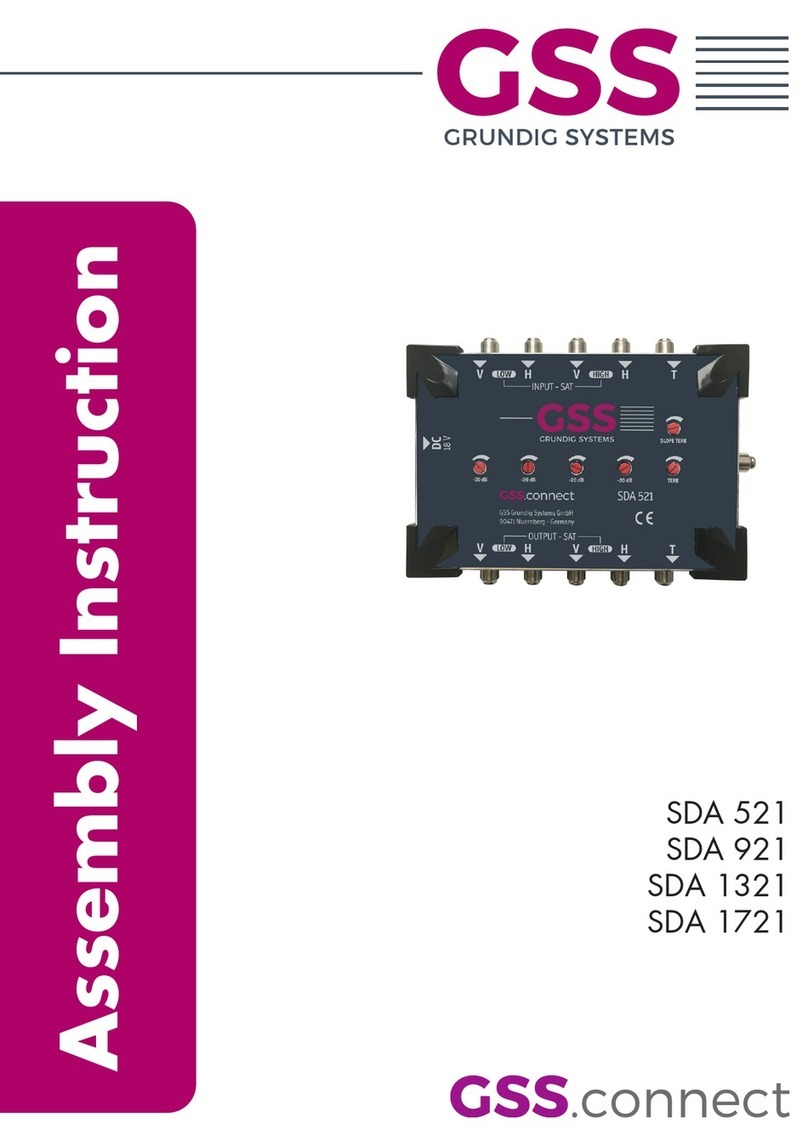 GSS SDA 521 User manual