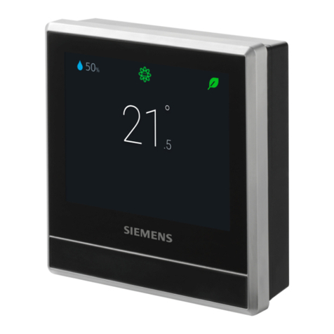 Siemens RDS110 user guide