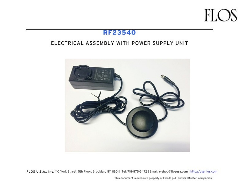 FLOS RF23540 ELECTRICAL ASSEMBLY WITH POWER SUPPLY UNIT