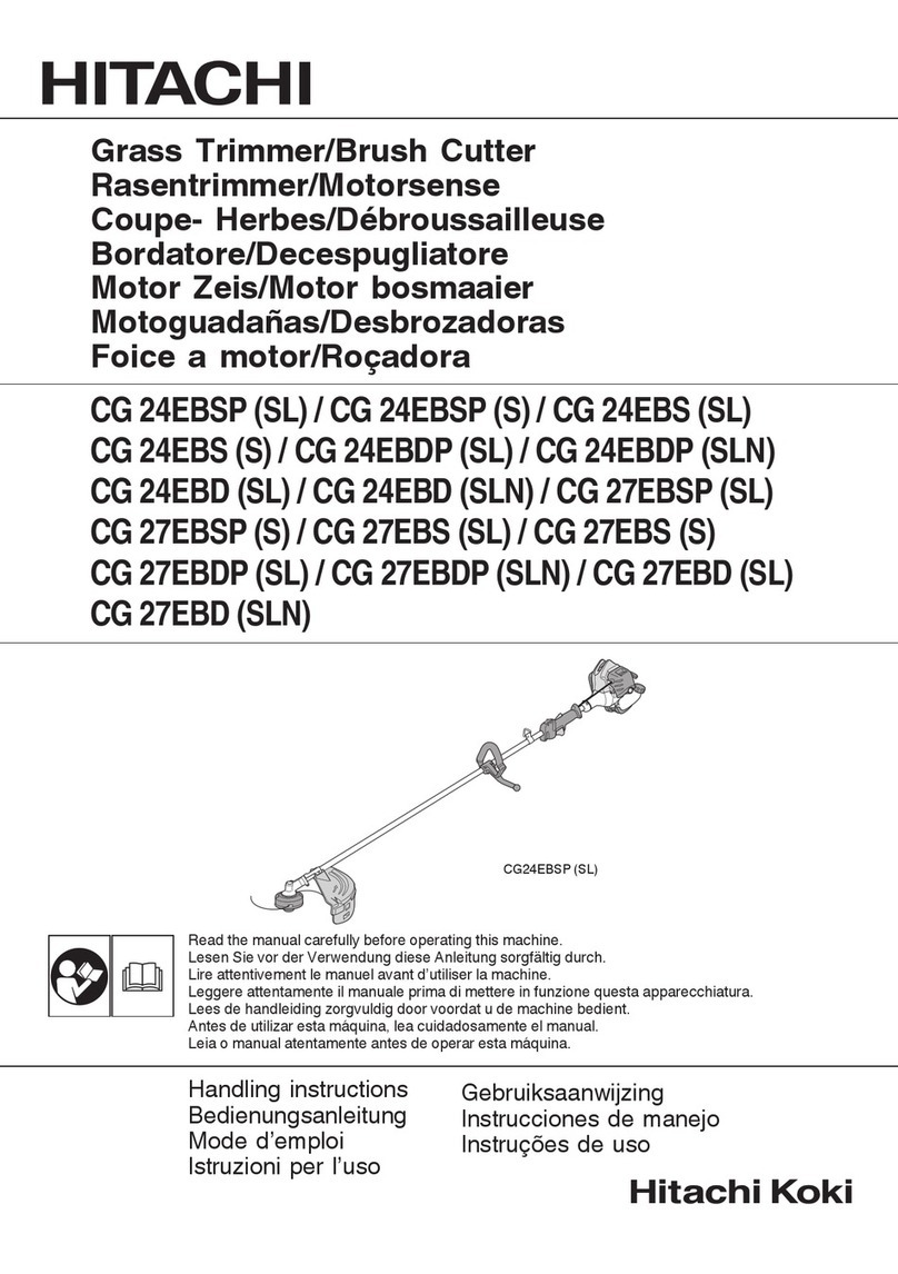 Hitachi Koki CG 24EBSP Handling instructions