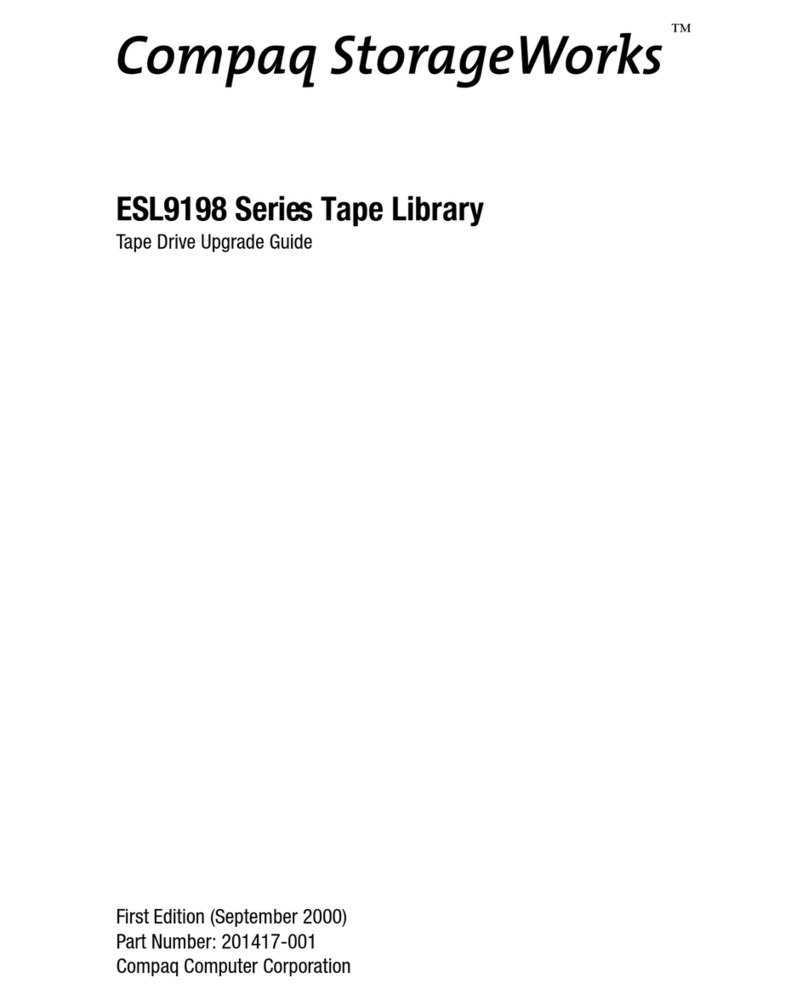 Compaq Storage Works ESL9198 Series Installation and operation manual