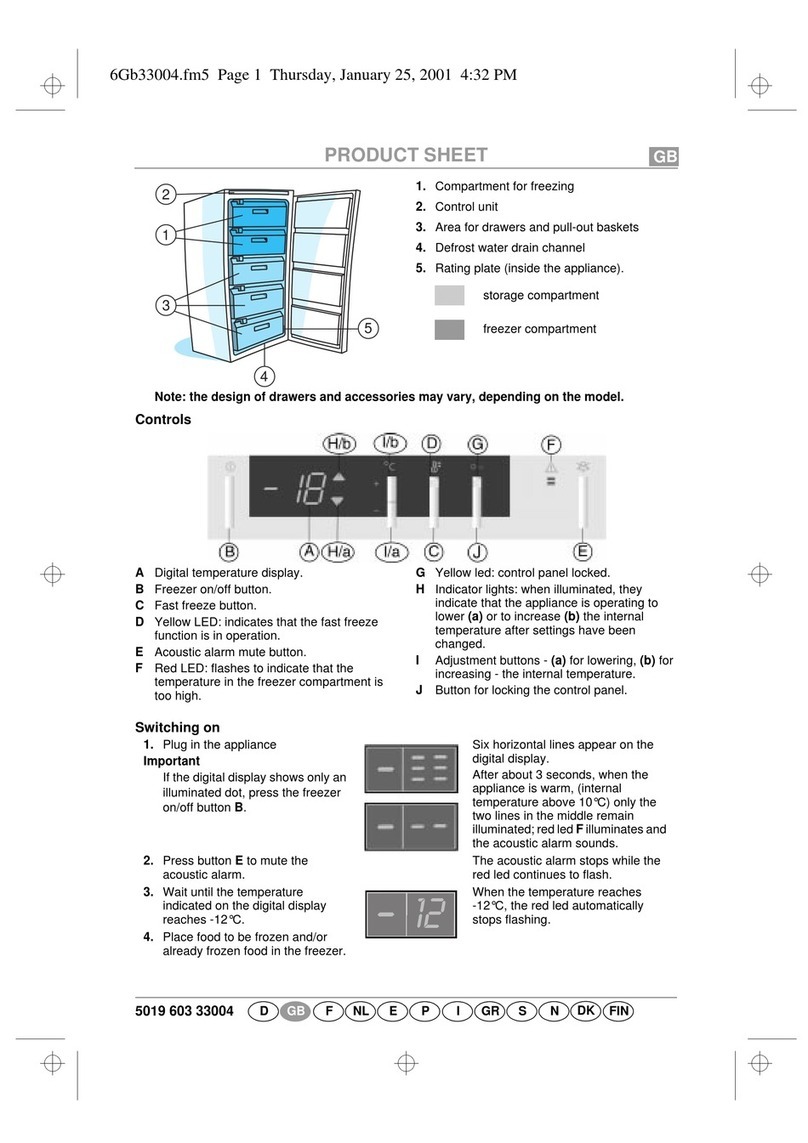 Bauknecht GKEA 2909 Product sheet