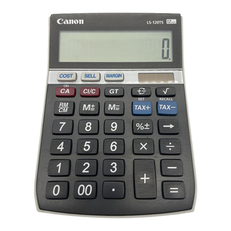 Canon LS-120TS User manual