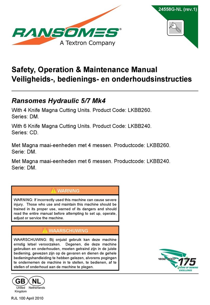 Textron Ransomes DM Hydraulic 5/7 Mk4 Guide
