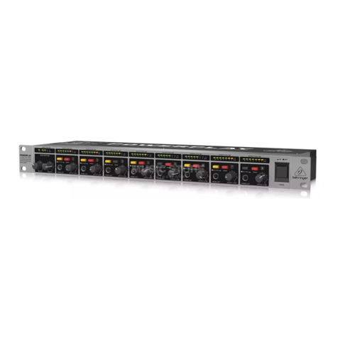 Behringer POWERPLAY HA8000 User manual