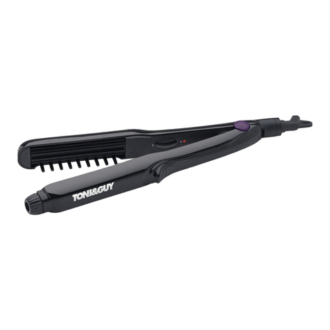 TONI&GUY Creative Twist & Crimp Use & care instruction manual