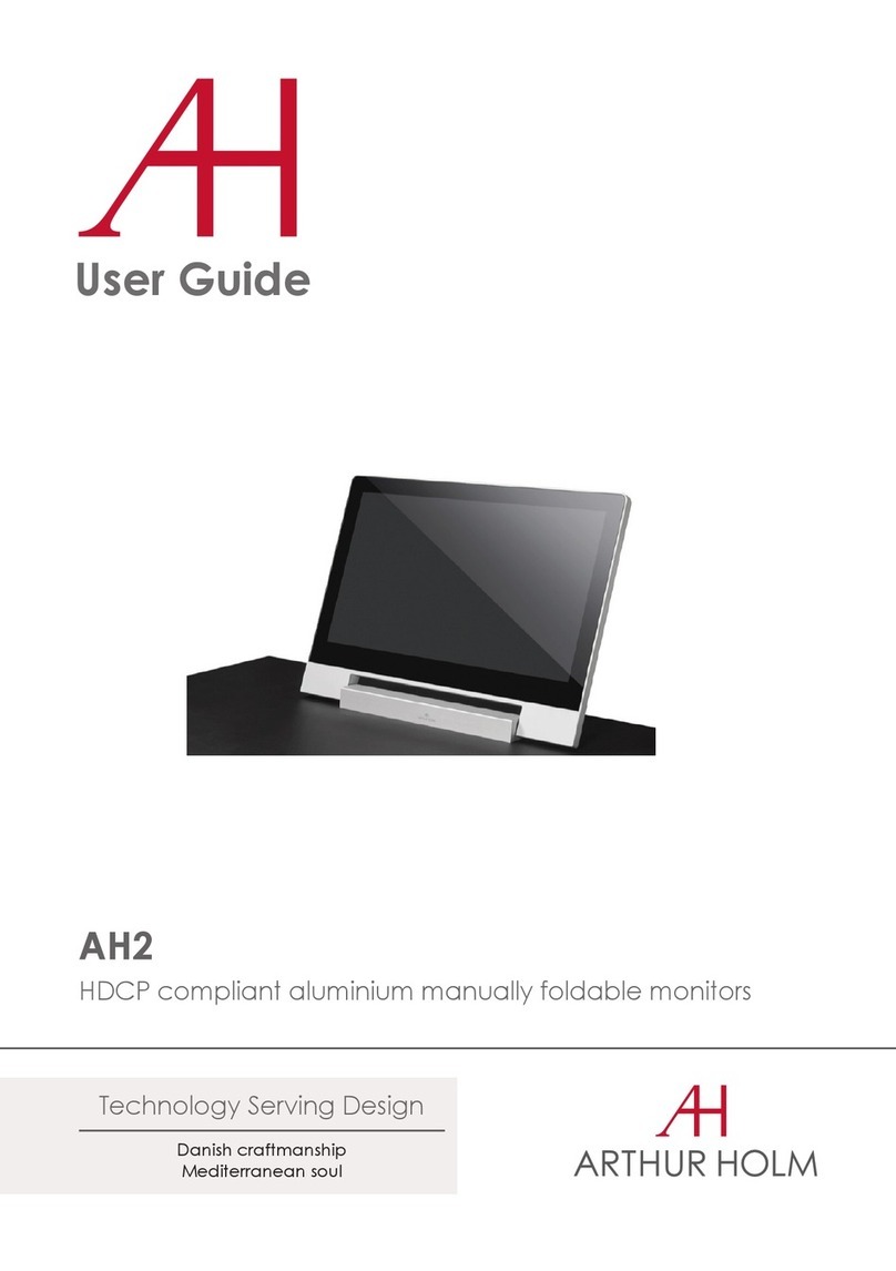 ARTHUR HOLM AH2 User manual ARTHUR HOLM AH2 User manual