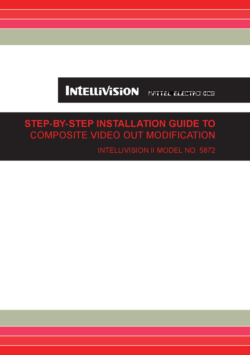 Mattel Electronics Intellivision II User manual