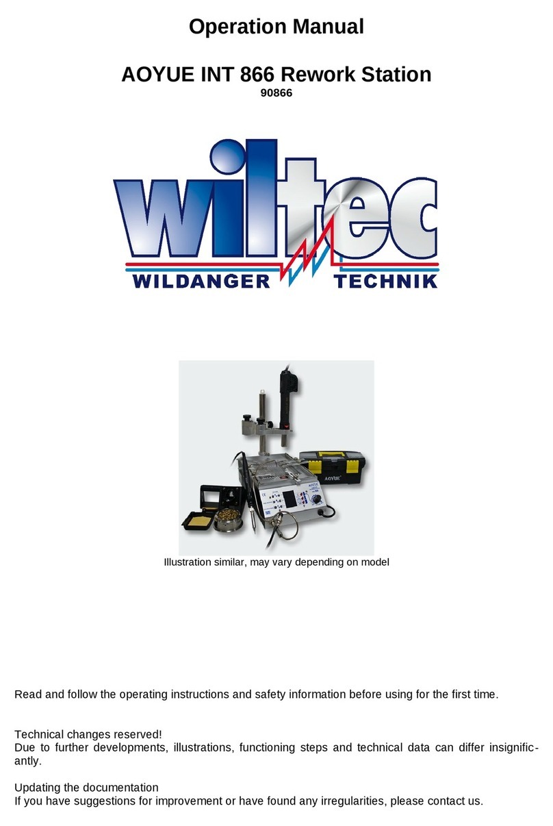 WilTec AOYUE INT866 Operation manual