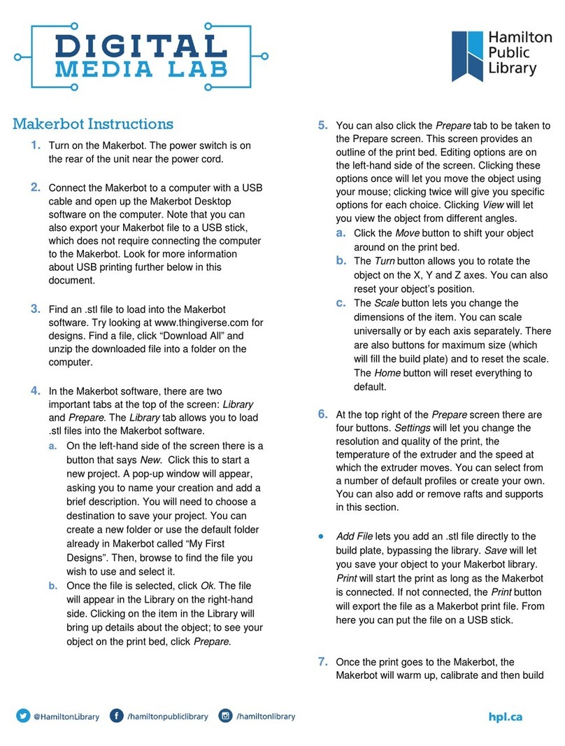 Hamilton DIGITAL MEDIA LAB quick start guide
