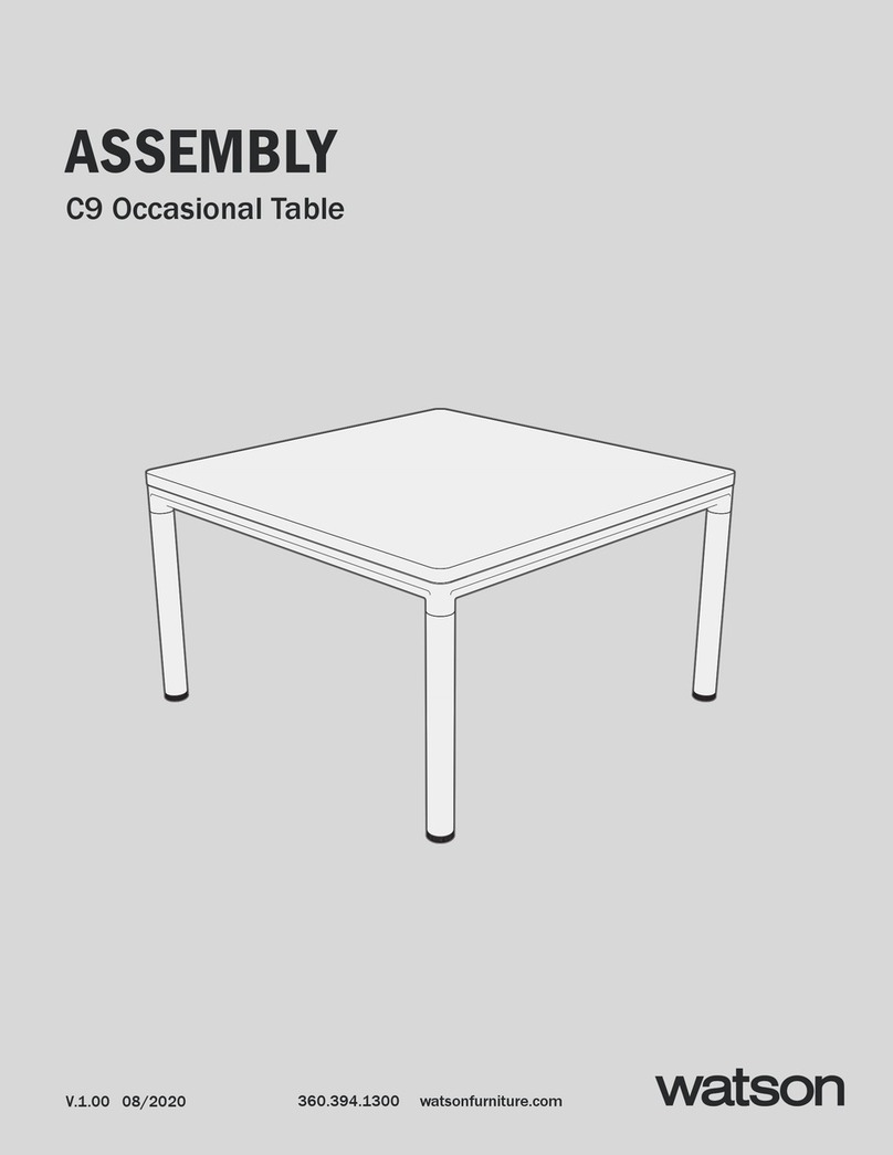 WATSON C9 Height Adjustable Desk User manual WATSON C9 Height Adjustable Desk User manual