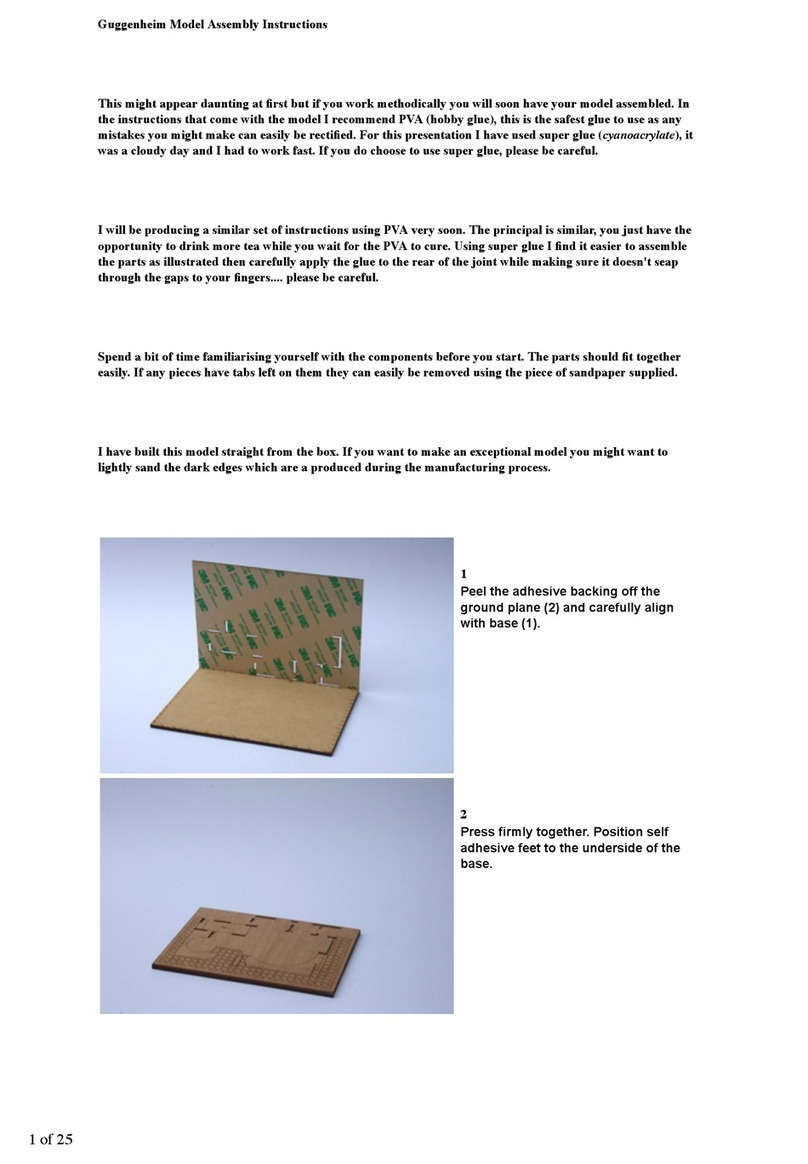3M Guggenheim Assembly instructions