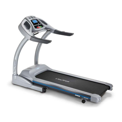 Flow Fitness Avenue TM2000 User manual Flow Fitness Avenue TM2000 User manual