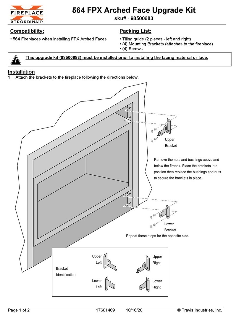FireplaceXtrordinair 564 FPX User manual